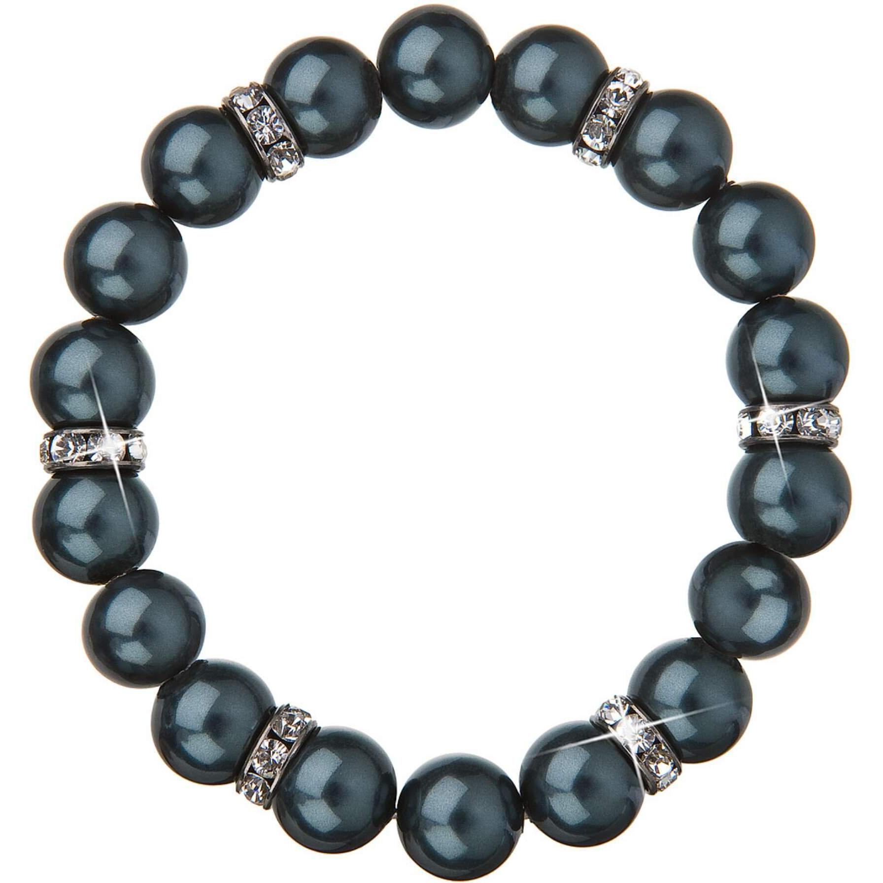 Evolution Group, Armschmuck, Elegant beaded bracelet with crystals 33058.3 (L)