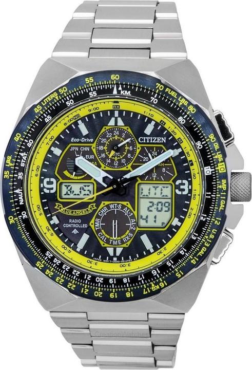 Actual product image Citizen Promaster Skyhawk A-T Blue Angels Chronograph Eco-Drive Divers (Chronograph)