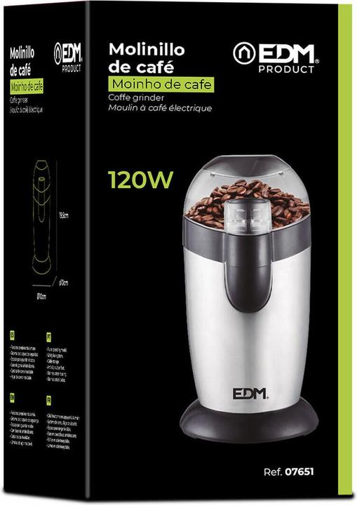 Produktbild EDM Kaffeemühle 07651 120 W Bunt 1 L