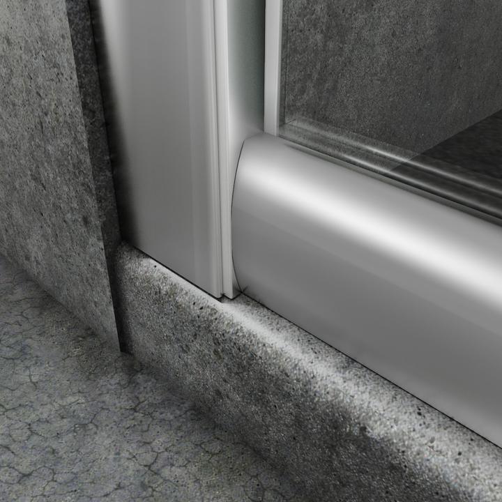 Actual product image SONNI Eck-Duschkabine 120*90*185 cm, ohne Duschwanne (120 cm, 90 cm, 185 cm)