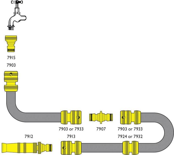 Actual product image C.K Magma Tap connection piece (Water thief, 30 mm)