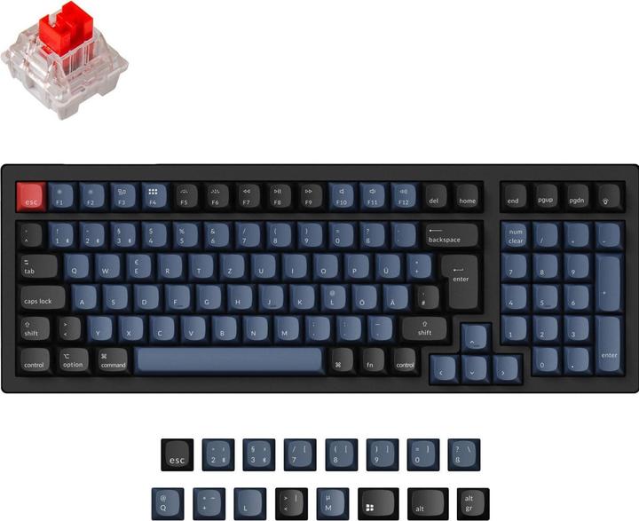 Keychron K4 Pro (DE, Kabelgebunden, Kabellos)