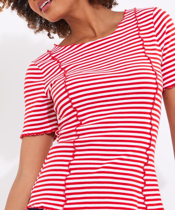 Produktbild Joe Browns Exposed Seam Striped Scoop Neck Tee (44)