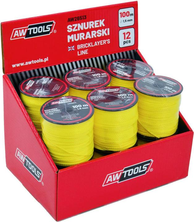 Awtools SZNUREK MURARSKI 100m / 1,5mm 12szt. (100 m)