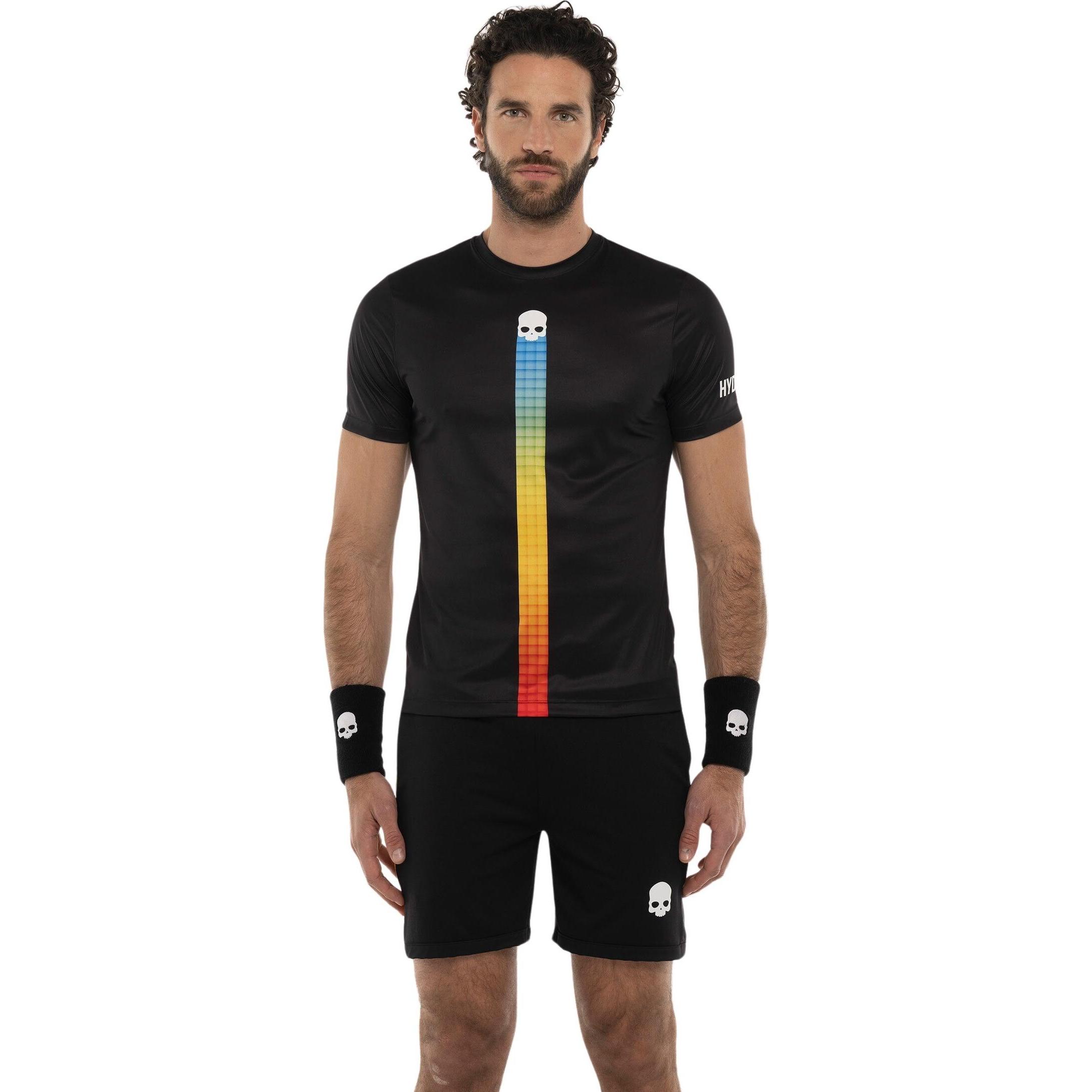 Hydrogen, Herren, Sportshirt, trikot pectrum tech (S), Schwarz, S