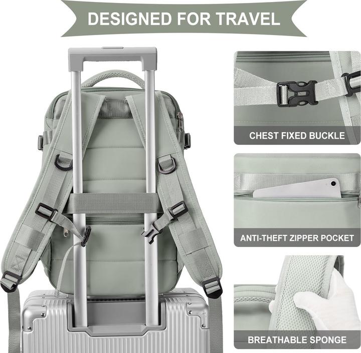 Produktbild Only-Bags.Store Rucksack für Flugzeug Handgepäck Kabinentasche Rucksack Wasserdicht Laptop Reiserucksack