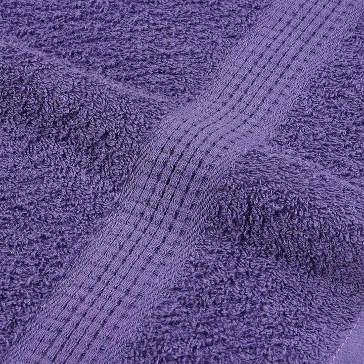 Actual product image vidaXL Towels 4 pcs. Purple 50x100 cm 360 g/m² 100% cotton bath towel (50 x 100 cm)