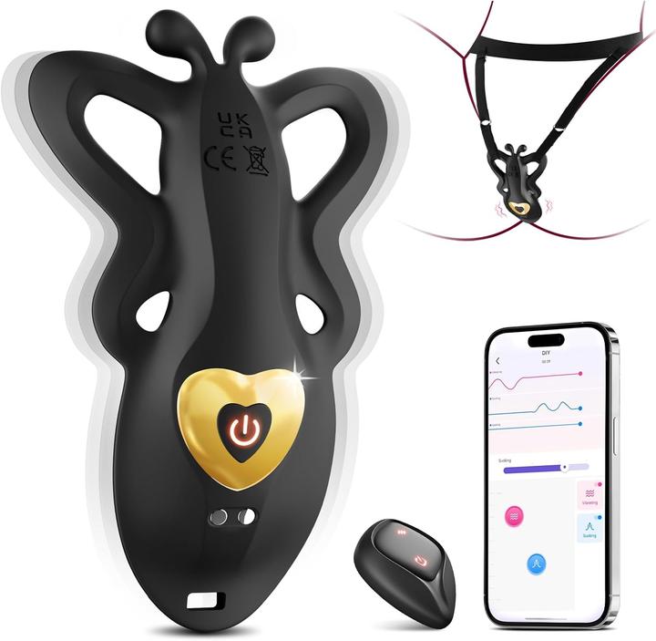 umschnalldildo amazon NoName Vibratoren-Set mit App-Steuerung und 9 Modi