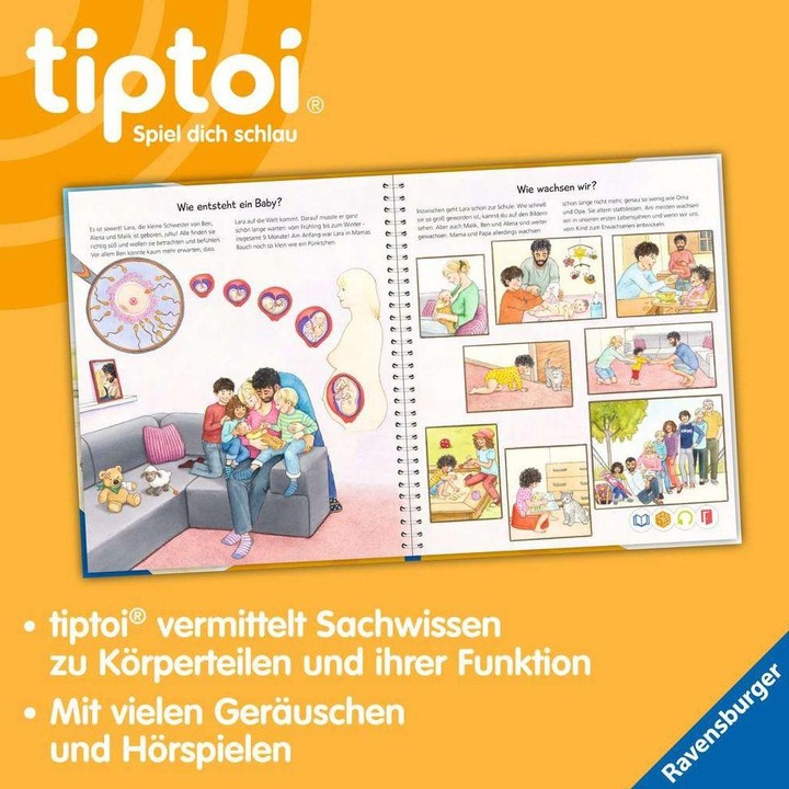 Immagine prodotto tiptoi - Körper (Tedesco, Heike Tober, Costanze Schargan, 2022)