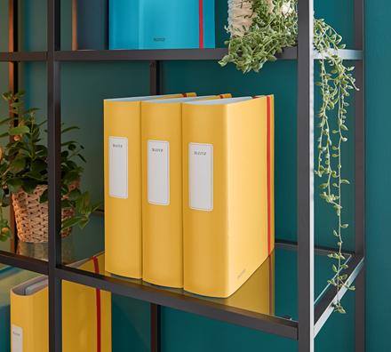 Actual product image Leitz Folder 180° Active Cosy 82 mm, Yellow (A4, 82 mm, 1 Piece)