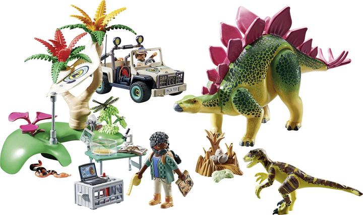 Productafbeelding Playmobil Onderzoekskamp met dinosaurussen (71523, Playmobil Dinos)
