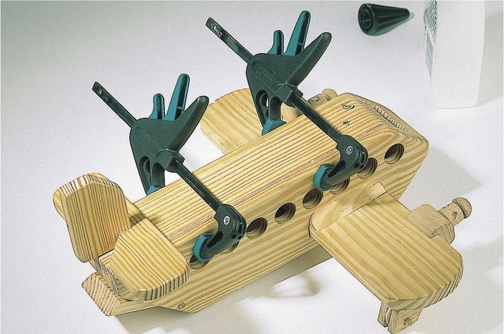 Immagine prodotto wolfcraft 2 Mini-Einhandzwingen EHZ (110 mm)