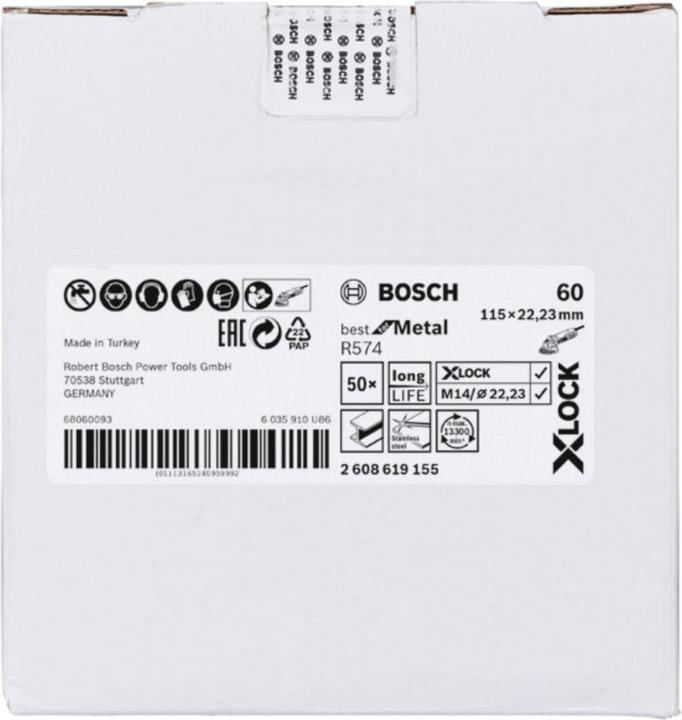 Produktbild Bosch Professional Zubehör Pro R574 X-Lock Fiberscheibe (60)