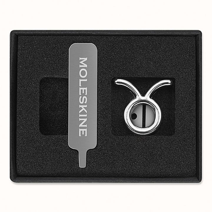 Image du produit Moleskine Pins Taurus Silver (Non contraignant)
