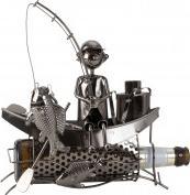 IKO Bier-Flaschenhalter "Fischer im Boot" (0,33l) h=23