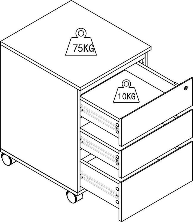 Produktbild Vente-unique Olberda (40 x 45 x 60 cm)