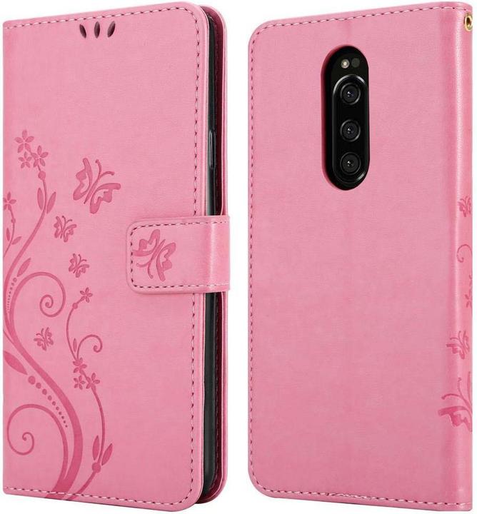 Actual product image Cadorabo Flower Book Cover (Sony Xperia 1, Sony Xperia XZ4)