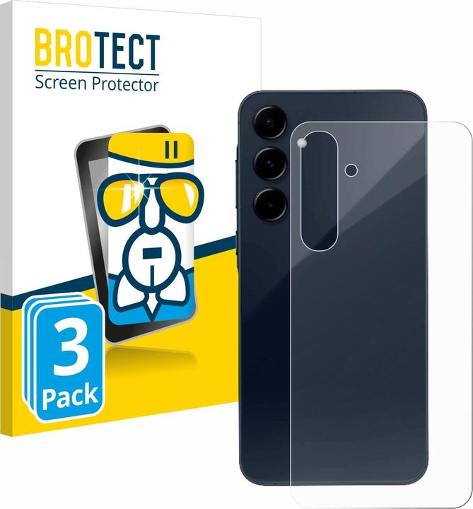 Image du produit BROTECT Film de vitre blindée AirGlass (3 pcs, Samsung Galaxy A55)