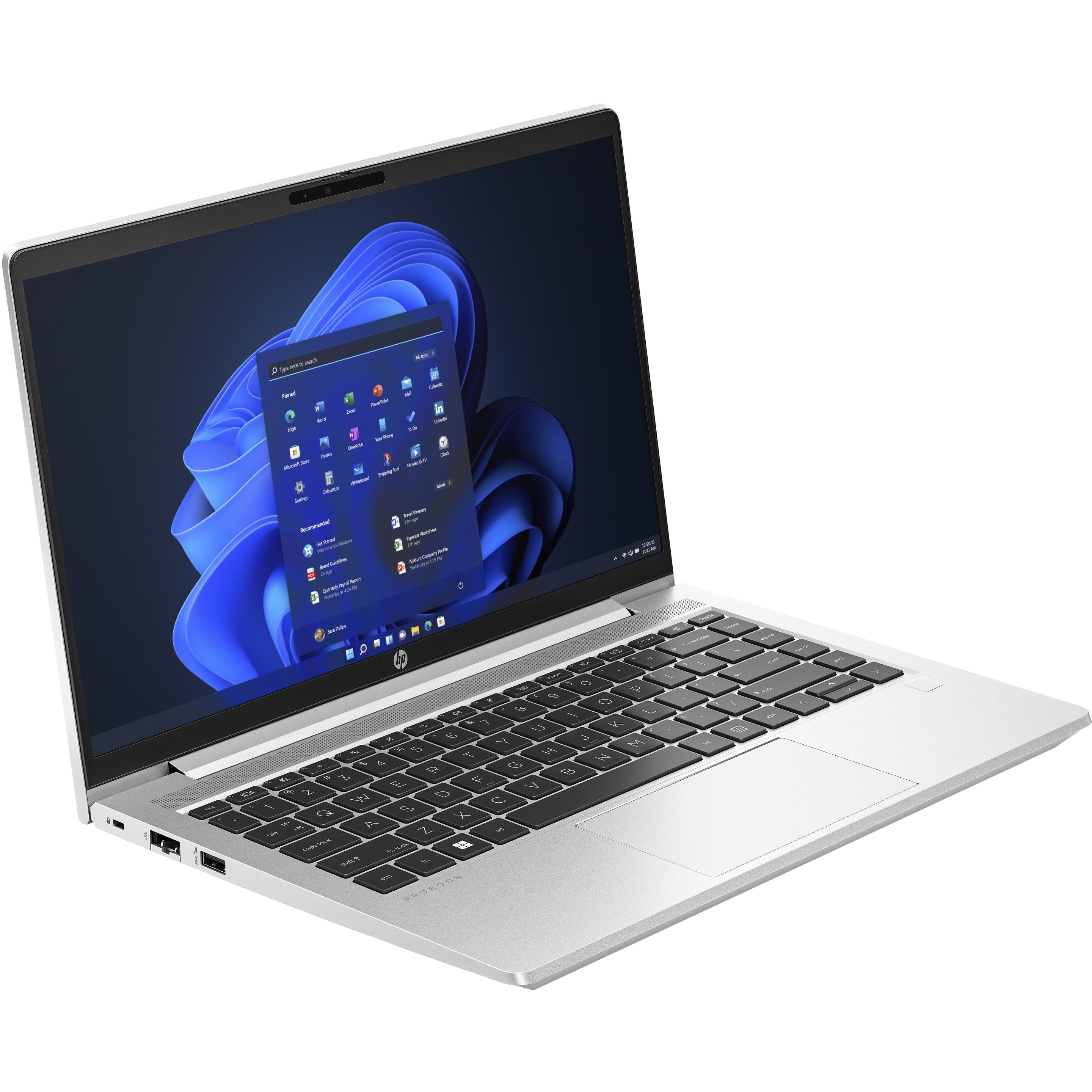 HP ProBook 440 G10 (14", Intel Core i5-1335U, 16 GB, 512 GB, DE), Notebook, Silber