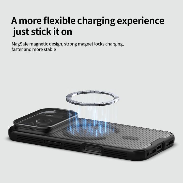 Produktbild Nillkin Camshield Prop Magnethülle für iPhone 17 Pro, Schwarz (Apple iPhone 17 Pro)