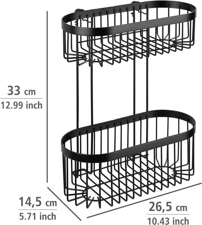Produktbild Wenko Wandregal (12.50 x 26.50 x 33 cm)