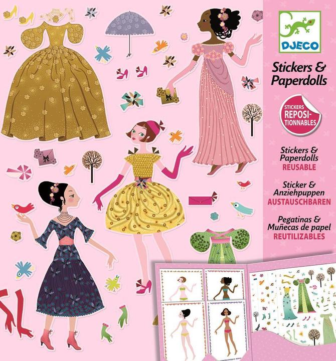 Djeco Sticker & Puppen Dresses