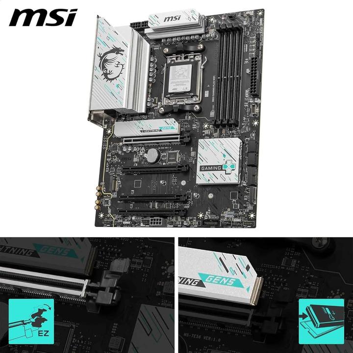 Productafbeelding MSI B850 GAMING PLUS WIFI (AM5, AMD B850, ATX)