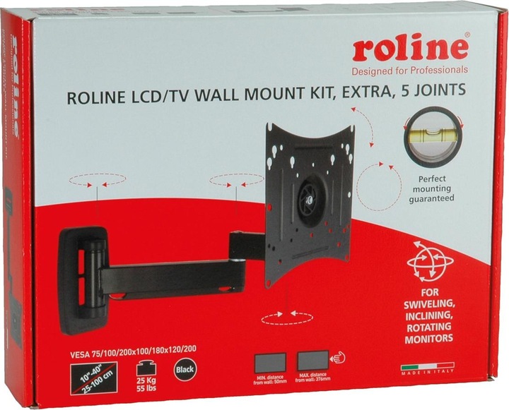Produktbild Roline LCD/TV-Wandhalterung (Wand, 40", 25 kg)