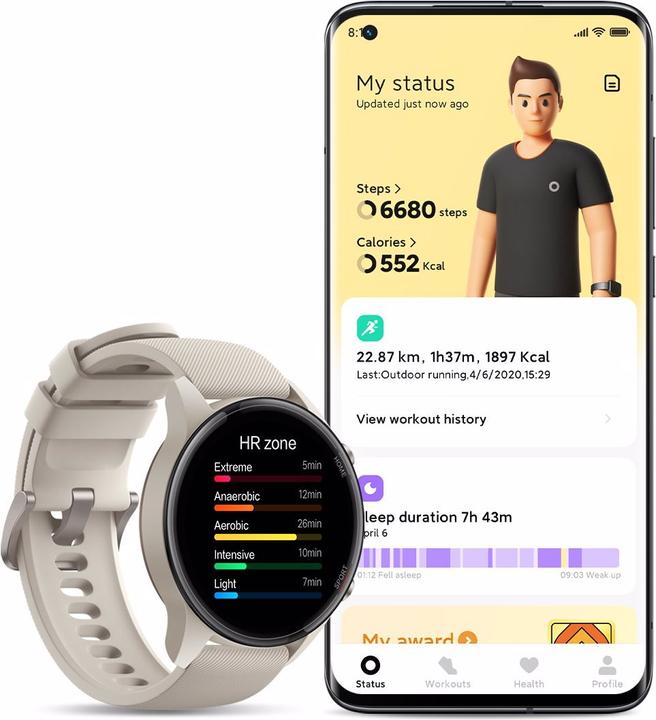 Actual product image Xiaomi Mi Watch (53.35 mm)