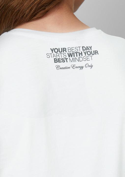 Produktbild S.Oliver T-Shirt Jersey-Shirt im V-Shape mit Raffung und Printdetail (158, 164)