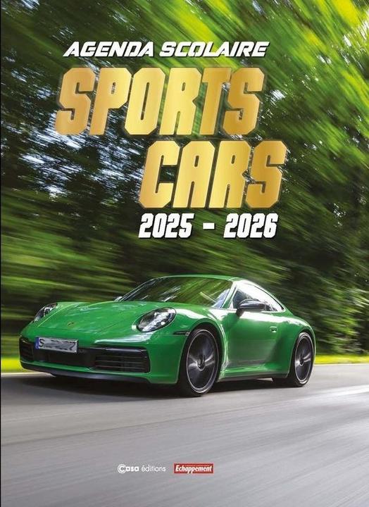 Casa Sport cars : agenda scolaire 2025 2026 (Französisch, Collectif, 2025)