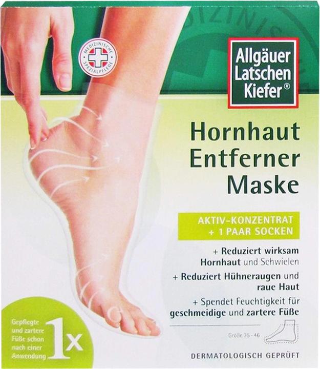 Produktbild Allgäuer Latschenkiefer Hornhaut Entferner Maske, 1 St. Masken (Hornhautentferner)