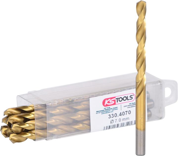 Produktbild KS Tools HSS TiN Spiralbohrer (7 mm)