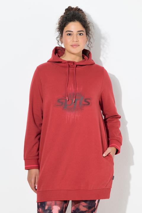 Produktbild Ulla Popken Long-Hoodie, Oversized, Kapuze, Langarm (50)