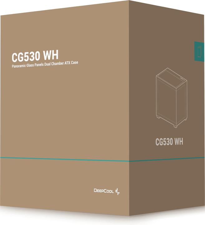 Actual product image Deepcool CG530 WH (ITX, ATX, mATX)