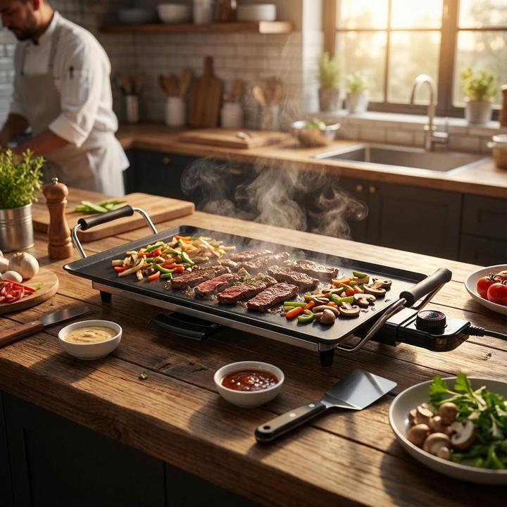 Image du produit Excellent Electrics Gril de table électrique, Teppanyaki