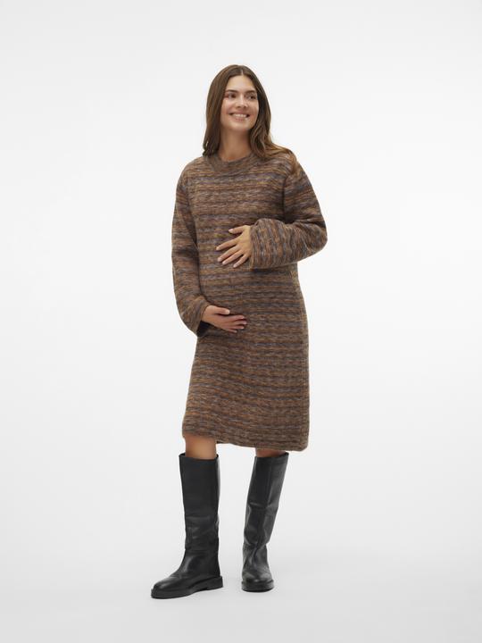 Immagine prodotto Mamalicious Vestibilità regolare Collo alto Polsini elasticizzati Maniche a palloncino Abito corto Abito in (S)