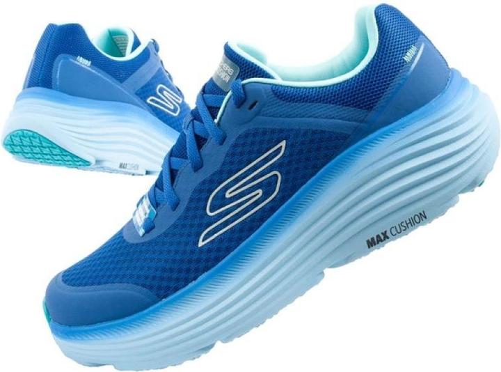 Skechers Maximale Dämpfung Herren-Laufschuhe Blau (43.5)