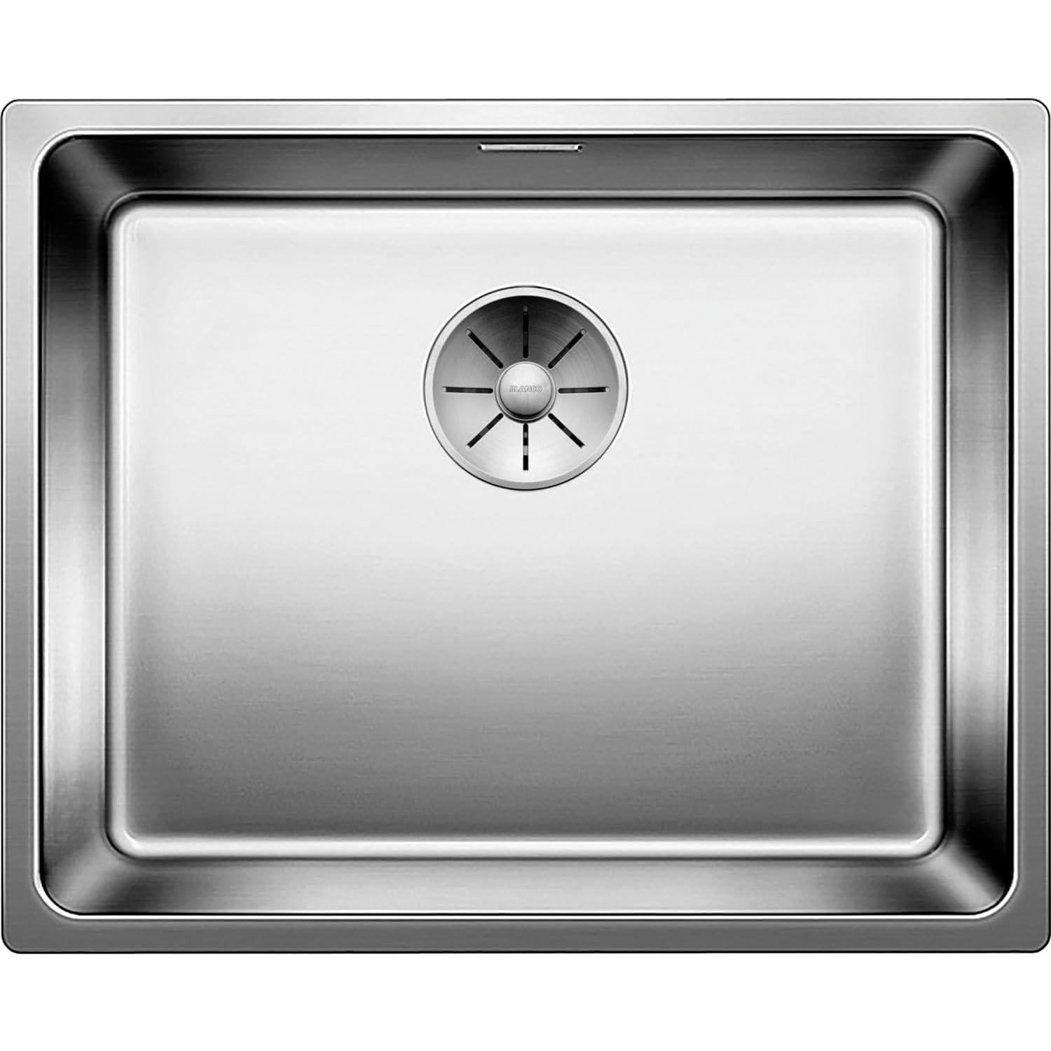 Blanco Argento Lavello, Andano 500-U (Lavello Sottopiano, 44 Cm, 54 Cm)