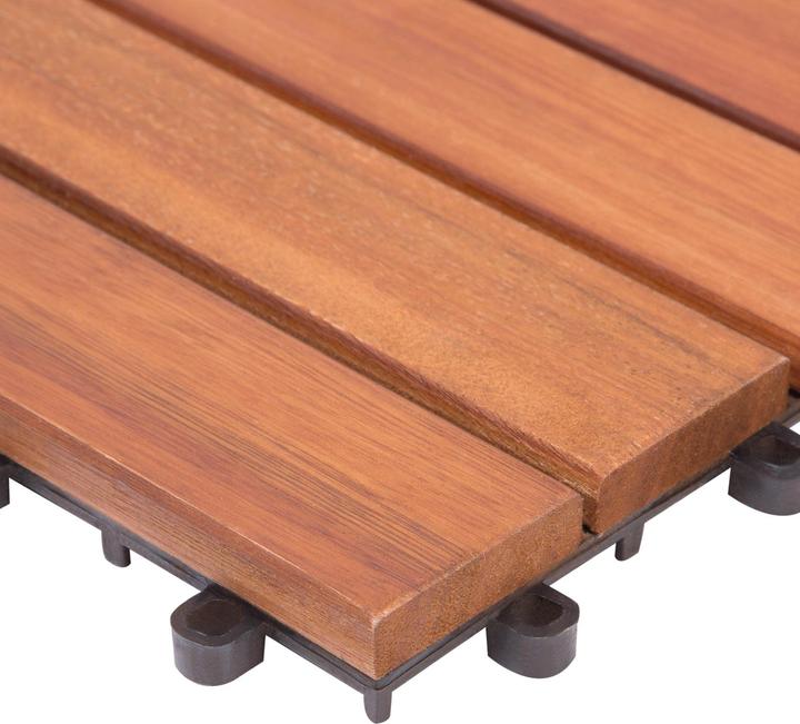 Actual product image Casaria Holzfliese (55 x, 30 x 30 cm)