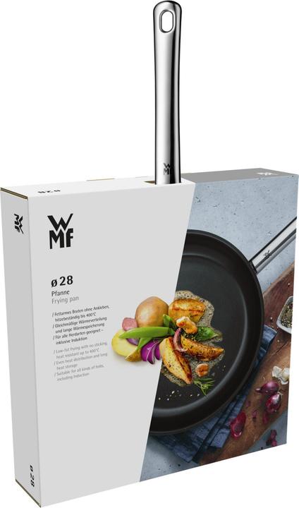 Productafbeelding WMF Duivels steelpan 28cm (741486901), roestvrij staal, keramische coating (Koekenpan, Roestvrij staal, 28 x 4.84 cm)