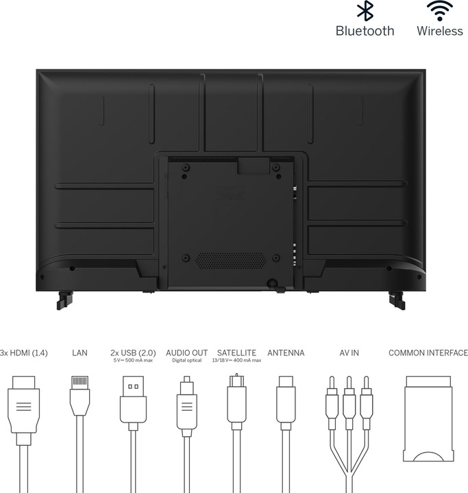 Immagine prodotto Thomson TV 40 Fhd Frameless Smart T2/C2s2 Google TV (40", LED, Full HD, 2023)