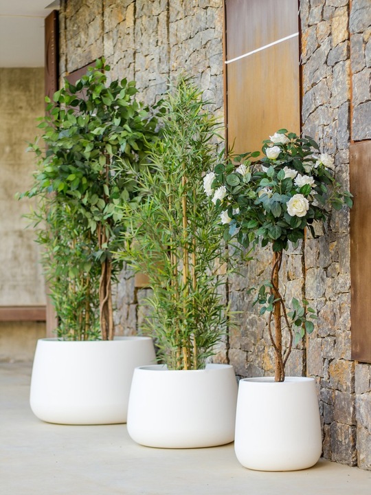Produktbild Newgarden CAMELIA 60 Blumentopf XXL gross rund ø59x39cm anthrazit 74L aussen