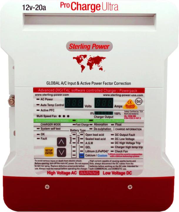 Produktbild Sterling Power Pro Charge Ultra | 48V 15A Ladegerät (48V, 15 A)