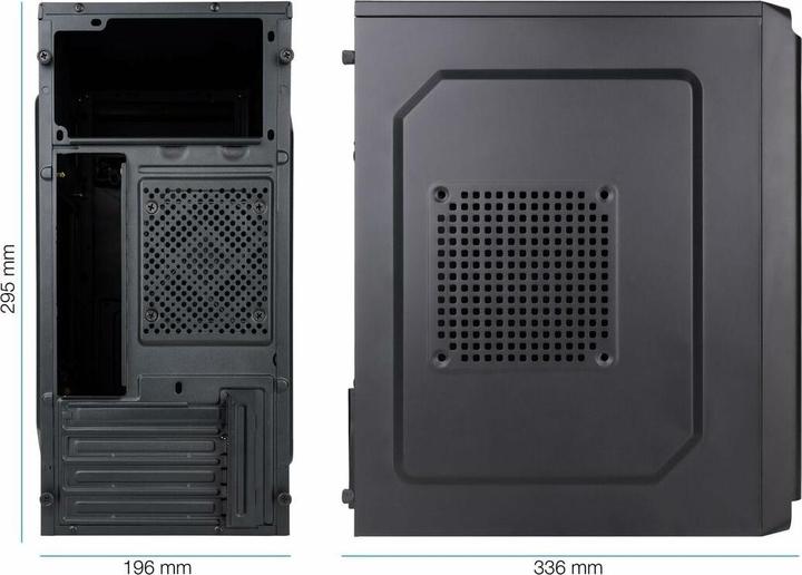 Produktbild Tooq Technology CAJA MINITORRE MATX TQC-4702U3C-B 1XUSB3.0 (mATX, Mini-ITX)