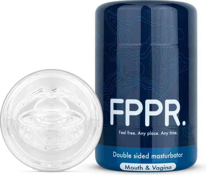Actual product image Fppr Double-Sided Masturbator (vagina - mouth)