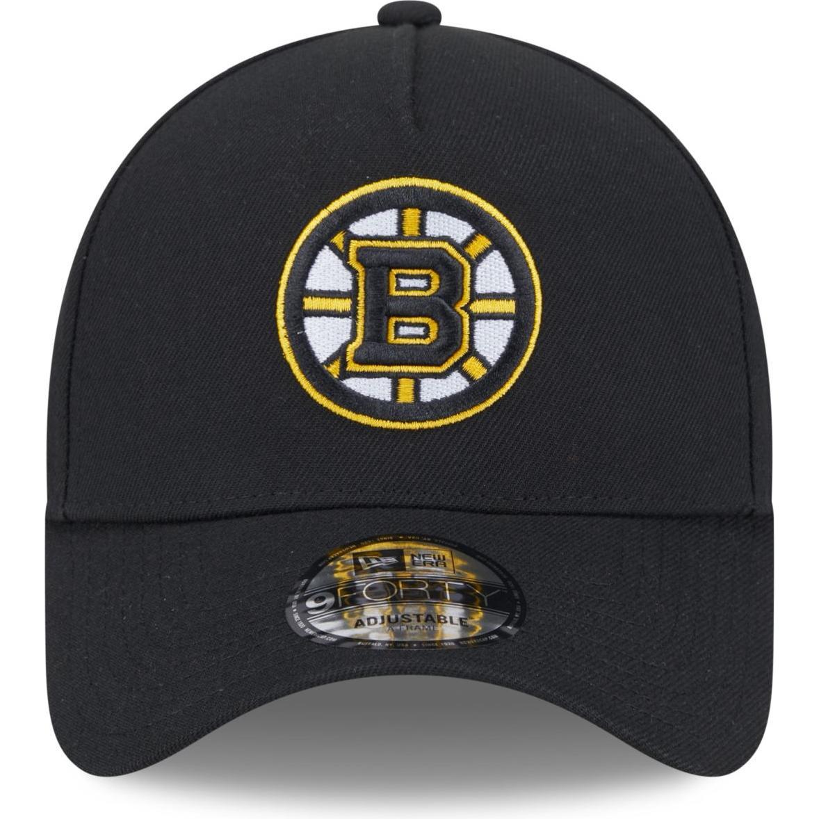 Thumbnail - New Era, Herren, Cap, 9Forty A-Frame Cap - NHL Boston Bruins schwarz, Schwarz, (One Size)