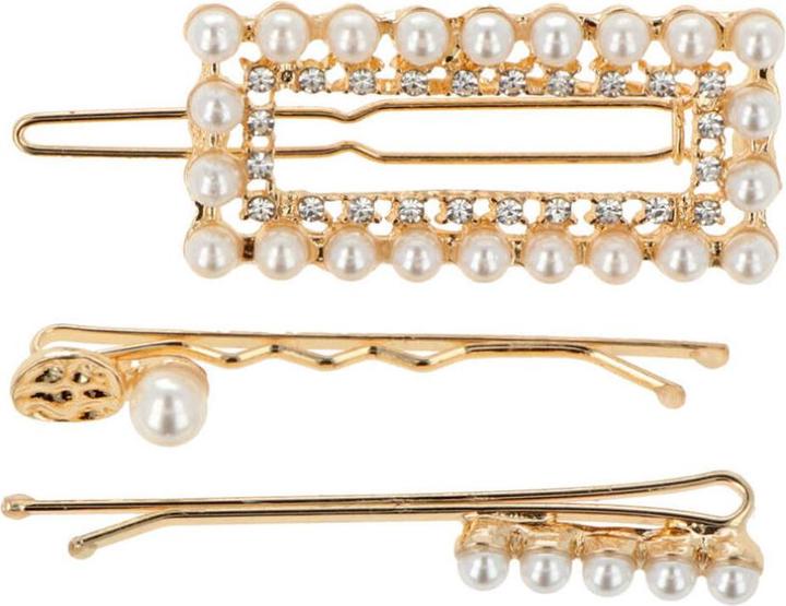 Inca Horquillas Perlas Blancas 3 U (3 Stk.)