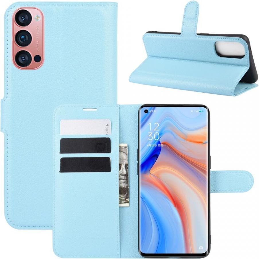 Screenguard Oppo Reno4 Pro 5G Leather Guard Lederhülle (Oppo Reno 4 Pro 5G), Smartphone Hülle, Blau