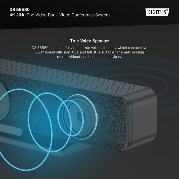 Produktbild Digitus 4K All-In-One Video Bar - Videokonferenz-System